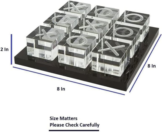 Acrylic Tic Tac Toe Decorative Object