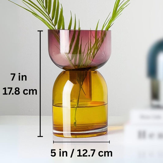 Reversible Glass Vase