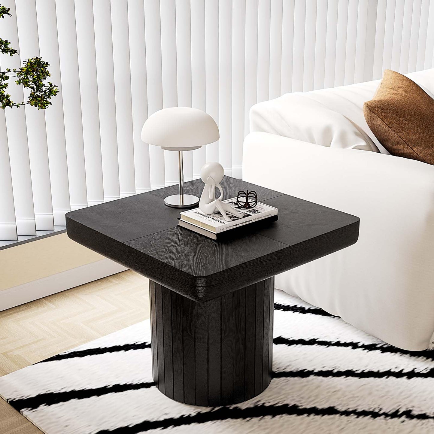 Nesting Pedestal 2-Piece Coffee Table