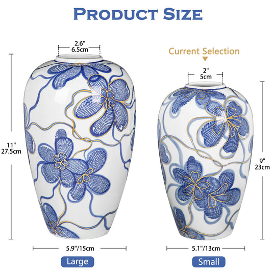 Hand-Painted Ceramic Vase