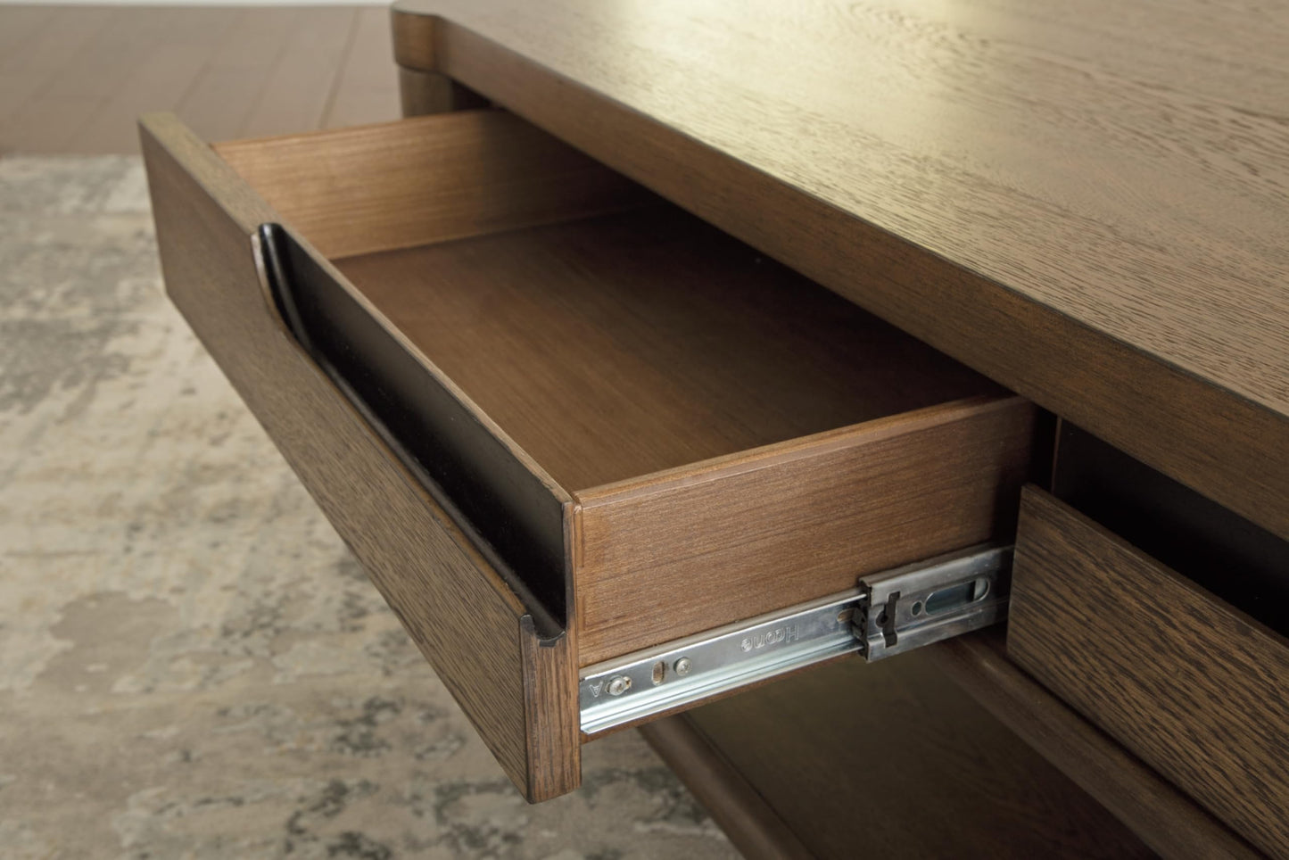 Wood Coffee Table with Storage