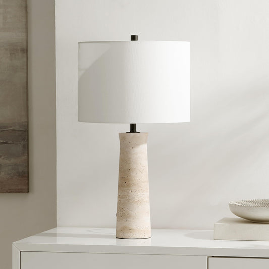 Travertine Table Lamp