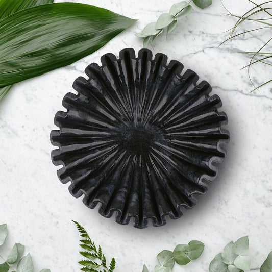 Black Marble Abstract Decorative Bowl