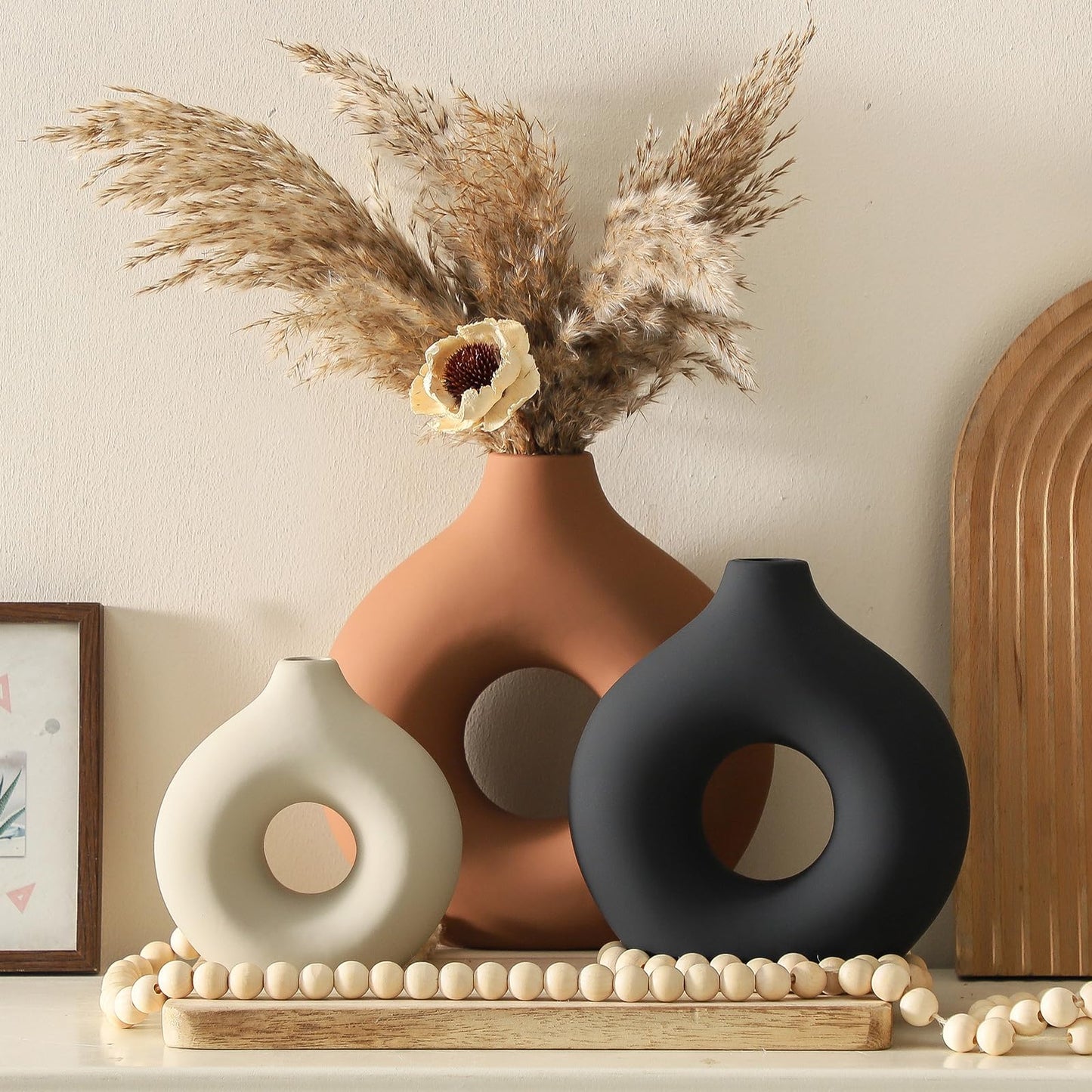 Ceramic Vases, Set of 3