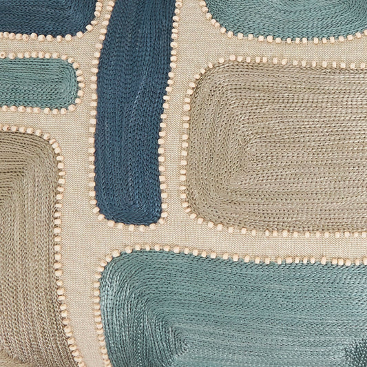 Embroidered Throw Pillow Cover