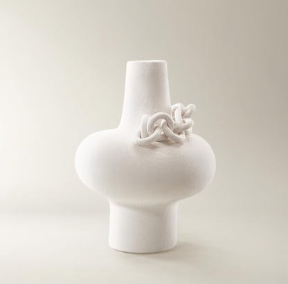 Stoneware Link Vase, Small