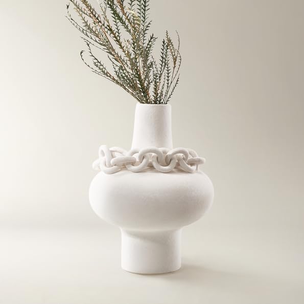 Stoneware Link Vase, Small