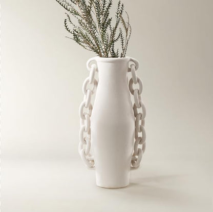 Stoneware Link Vase, Large