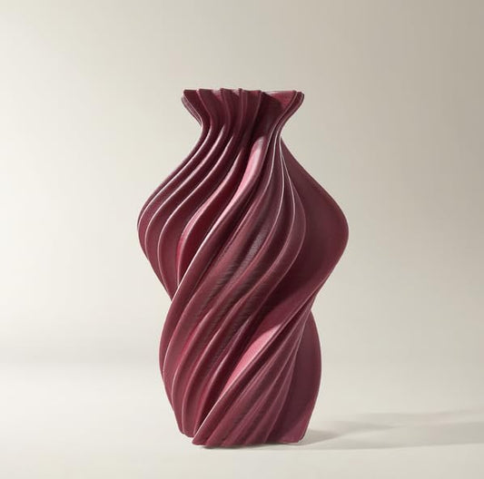 Porcelain Twisted Vase