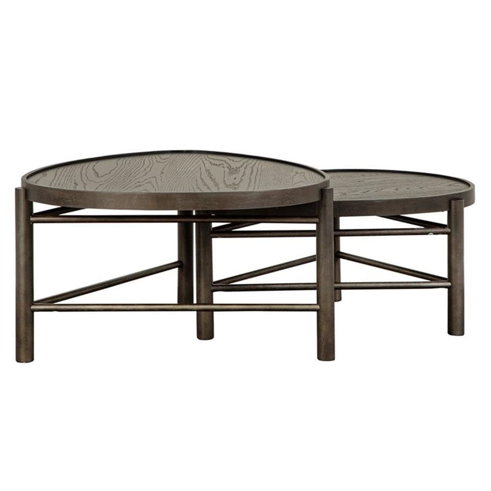 Wood Nesting 2-Piece Coffee Table