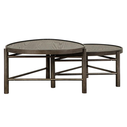 Wood Nesting 2-Piece Coffee Table