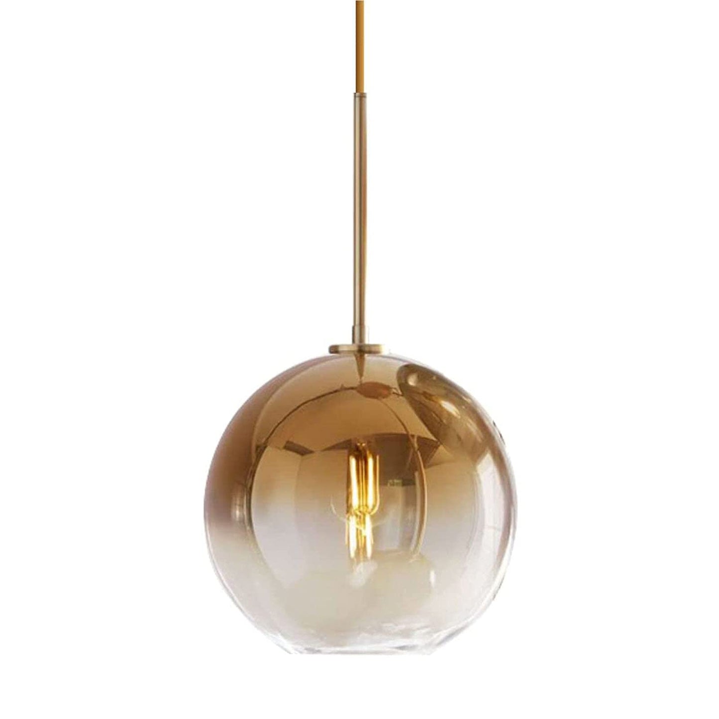 Colored Glass Globe Pendant