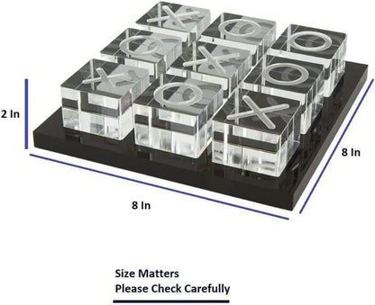 Acrylic Tic Tac Toe Decorative Object