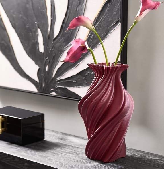 Porcelain Twisted Vase