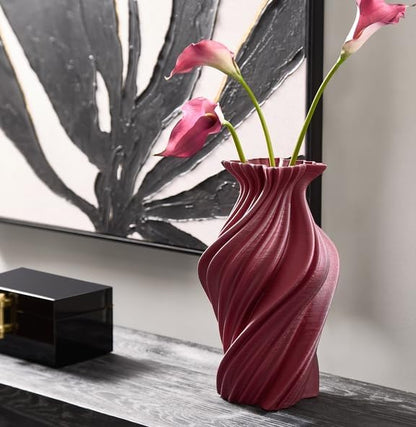 Porcelain Twisted Vase