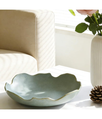 Glazed Ceramic Decorative Sculptural Bowl