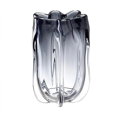 Hand-Blown Art Glass Vase
