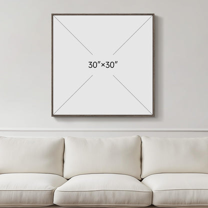Framed Abstract Print on Canvas Wall Art