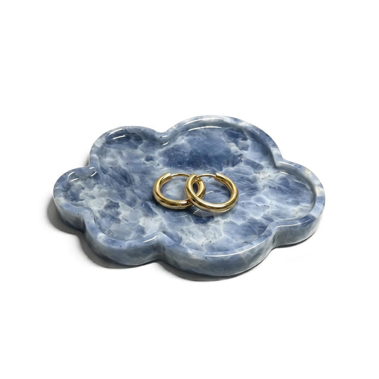 Blue Marble Decorative Tray