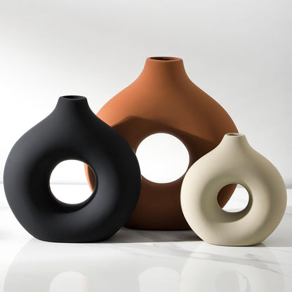 Ceramic Vases, Set of 3