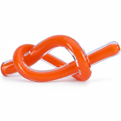 Hand-Blown Colored Glass Knot