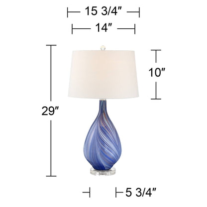 Glass Table Lamp