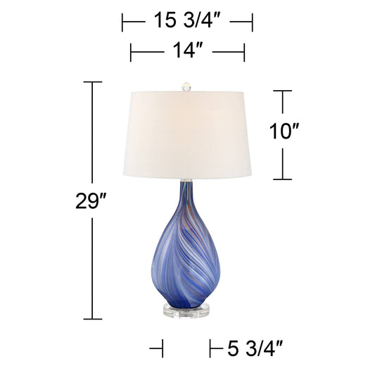 Glass Table Lamp