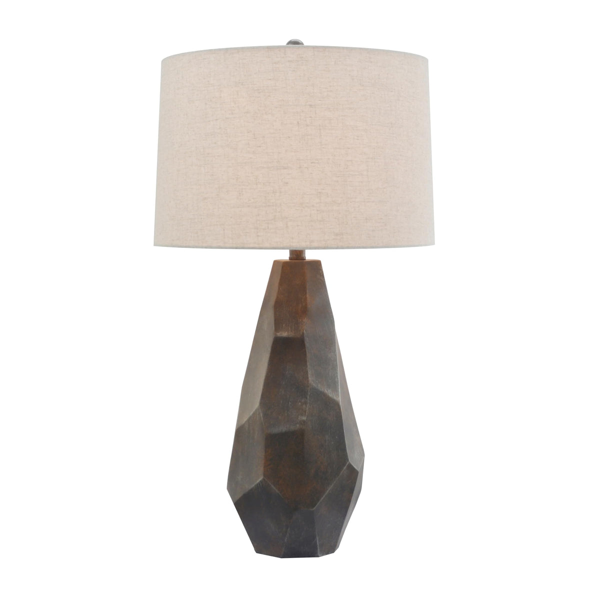 Ceramic Faceted Table Lamp