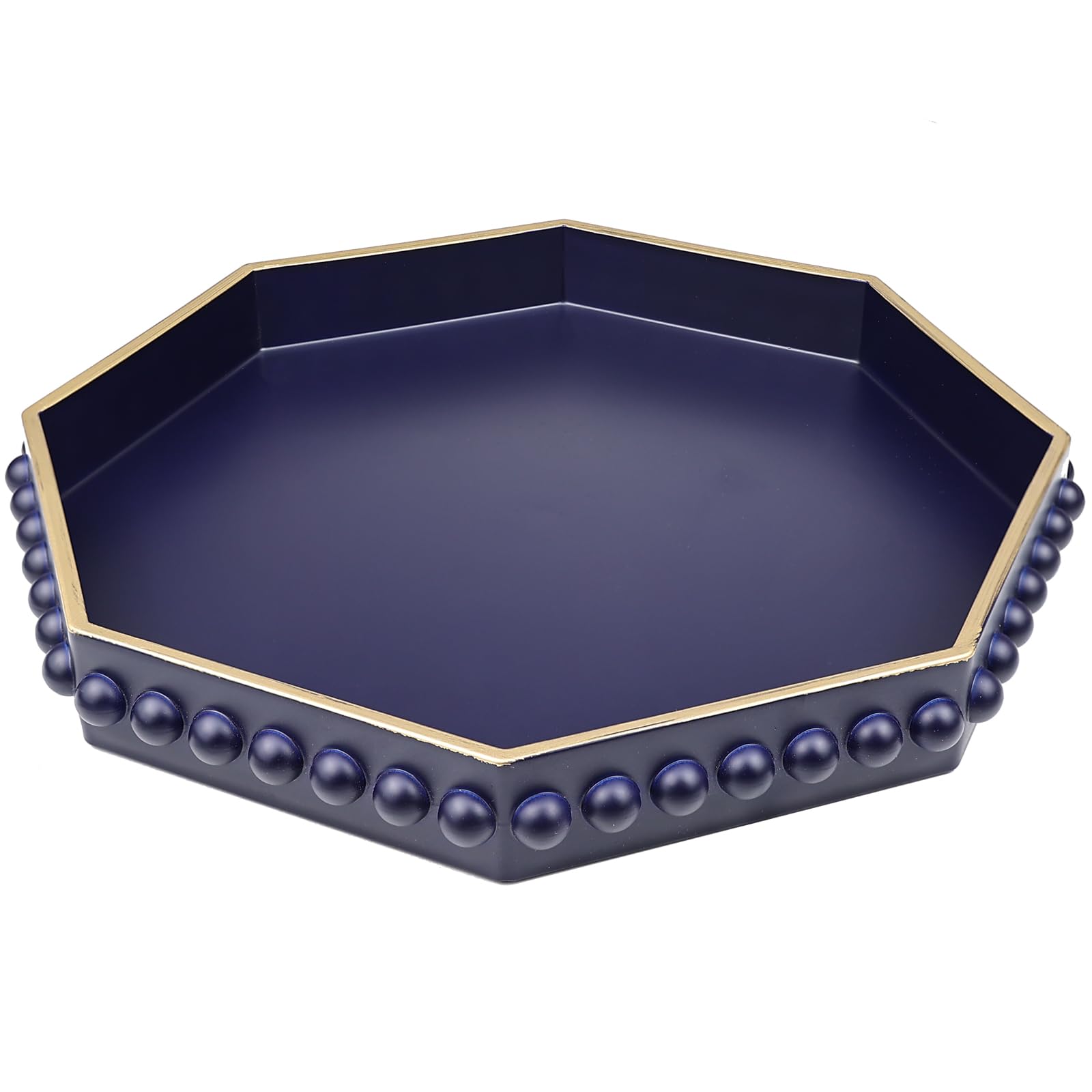 Plastic Octagonal Decorative Tray with Lacquered Finish – Decor Insider ...