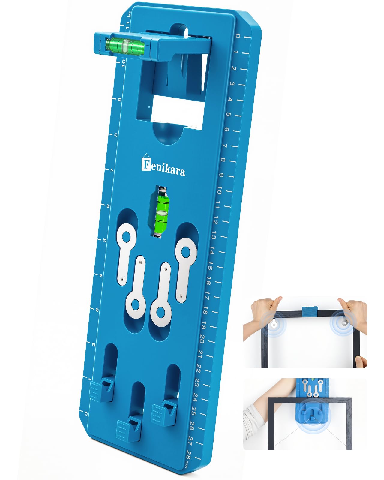 Picture Hanging Tool Kit with Level, Hang Sawtooth & Wire Hangers