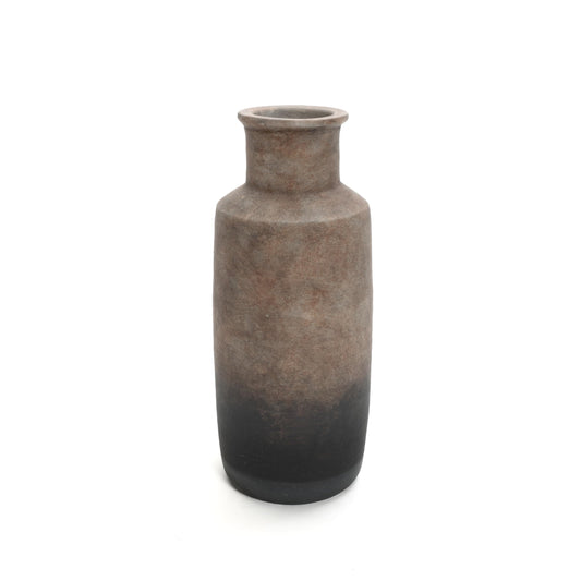 Handmade Ceramic Vase with Terracotta Finish, Style C