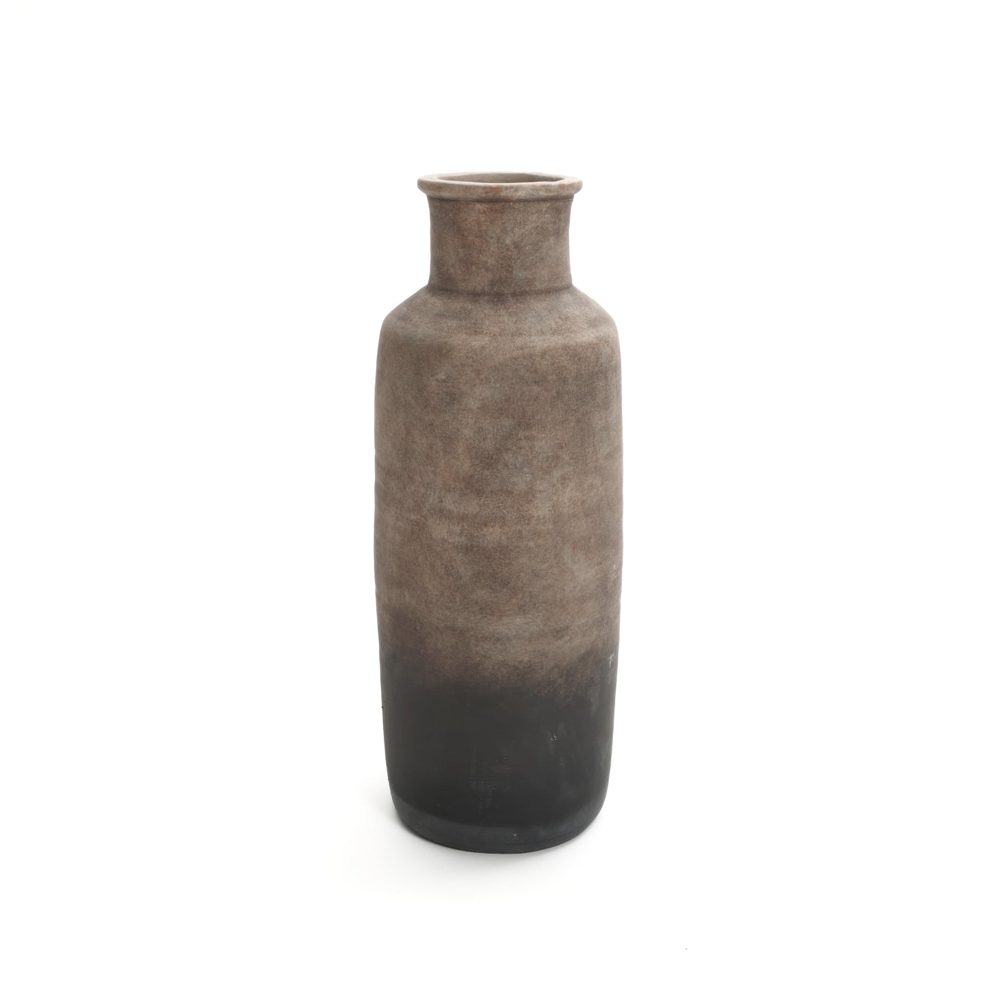 Handmade Ceramic Vase with Terracotta Finish, Style D