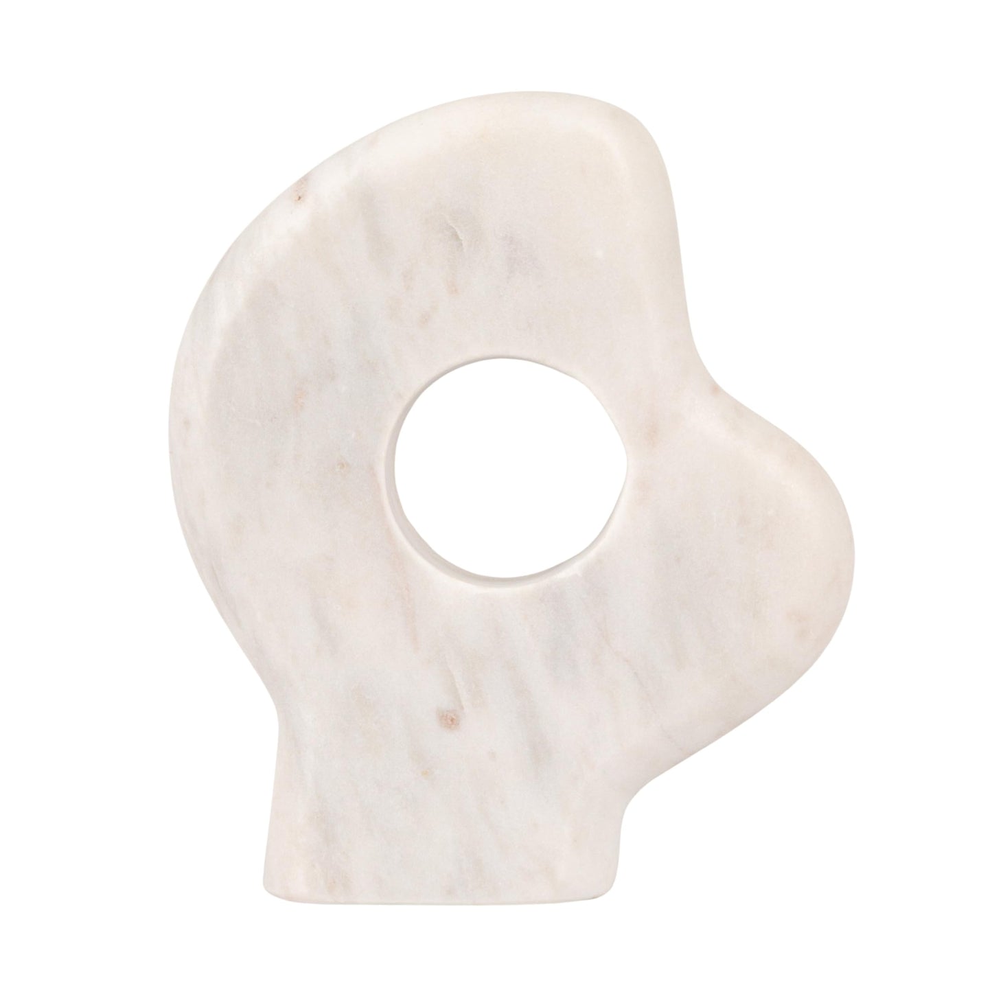 Abstract Faux Marble Sculptures, Set of 2