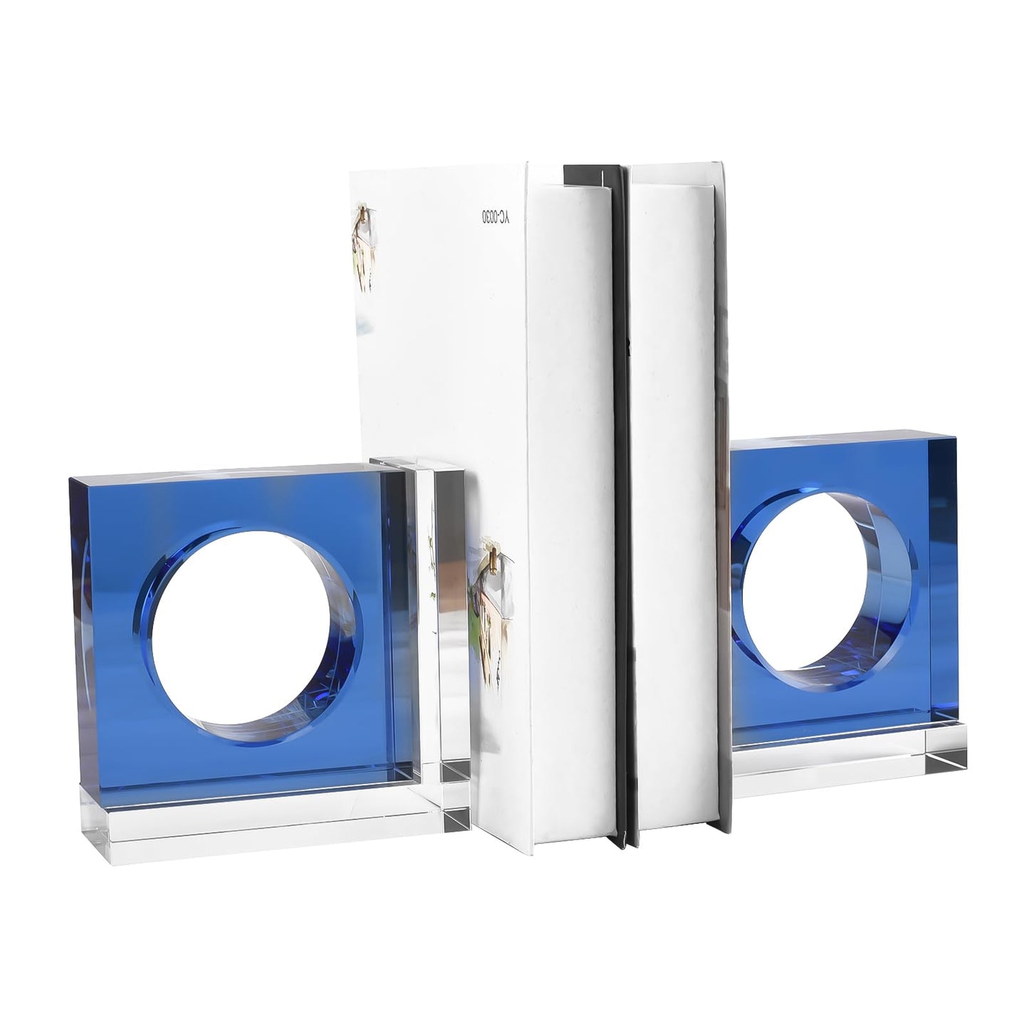 Crystal Square Bookends