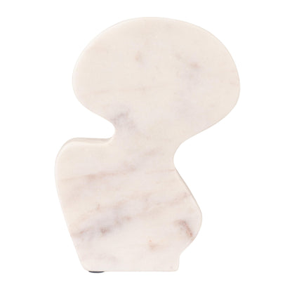 Abstract Faux Marble Sculptures, Set of 2