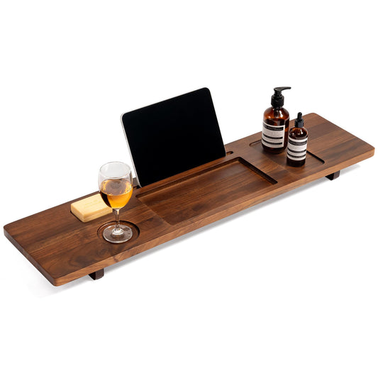 Expandable Teak Wood Bath Tray