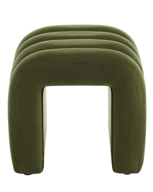 Tufted Velvet Ottoman/Bench