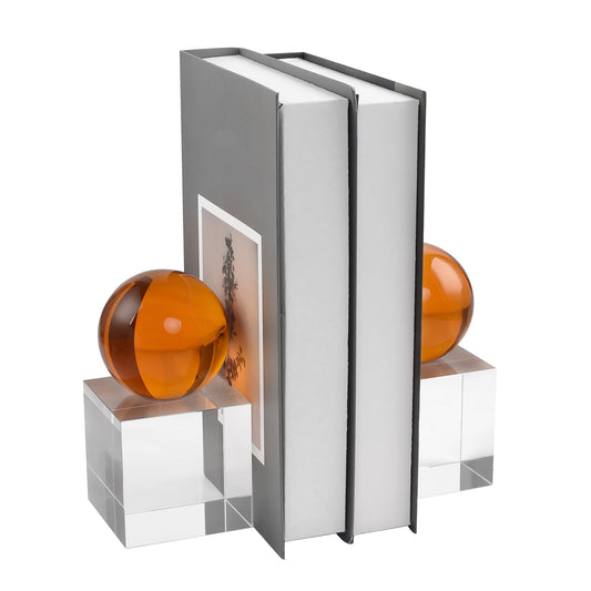 Crystal Sphere Bookends