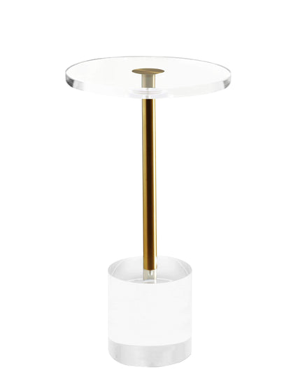 Clear Acrylic Accent Table
