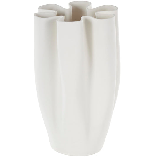 Abstract Ripple Ceramic Vase