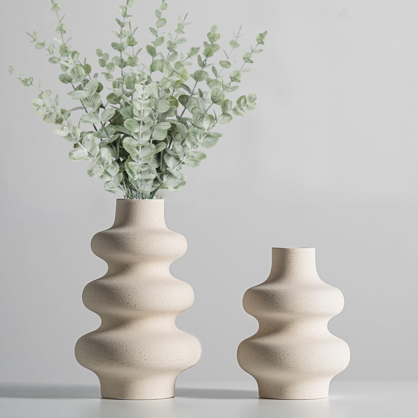 Rounded Ceramic Vases, Set 2
