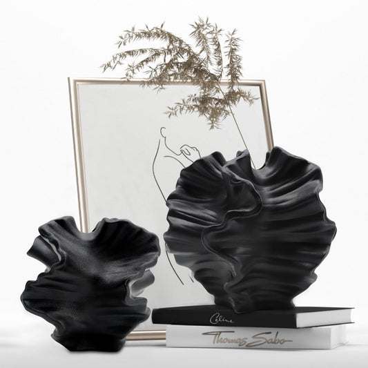 Ceramic Sculptural Vases, Set of 2