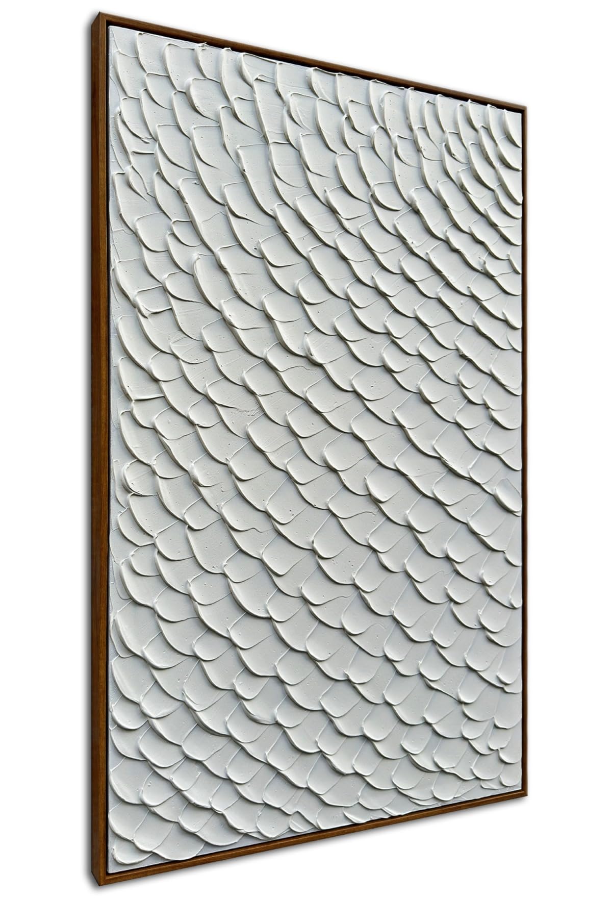 3D Textured Painting on Canvas, Framed