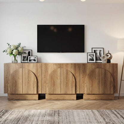 31-1/2" Modular Oak Credenza