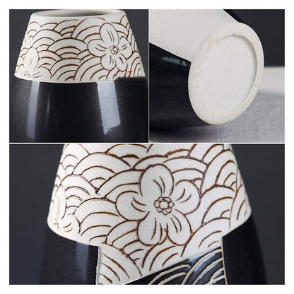 Ceramic Japandi Vases, Set of 3