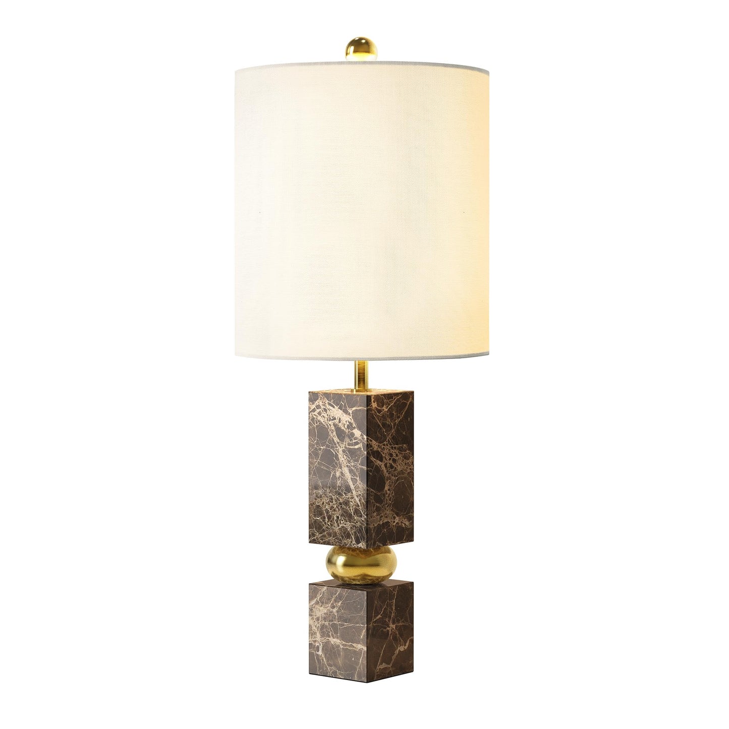 Marble & Brass Table Lamp
