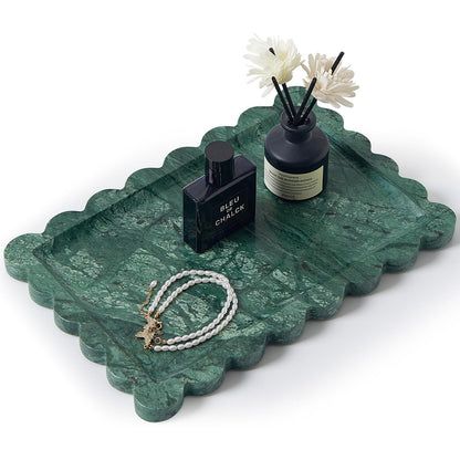 Green Marble Decorative Tray