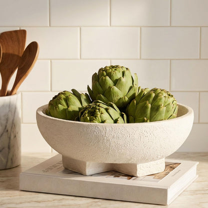 Resin Decorative Pedestal Bowl