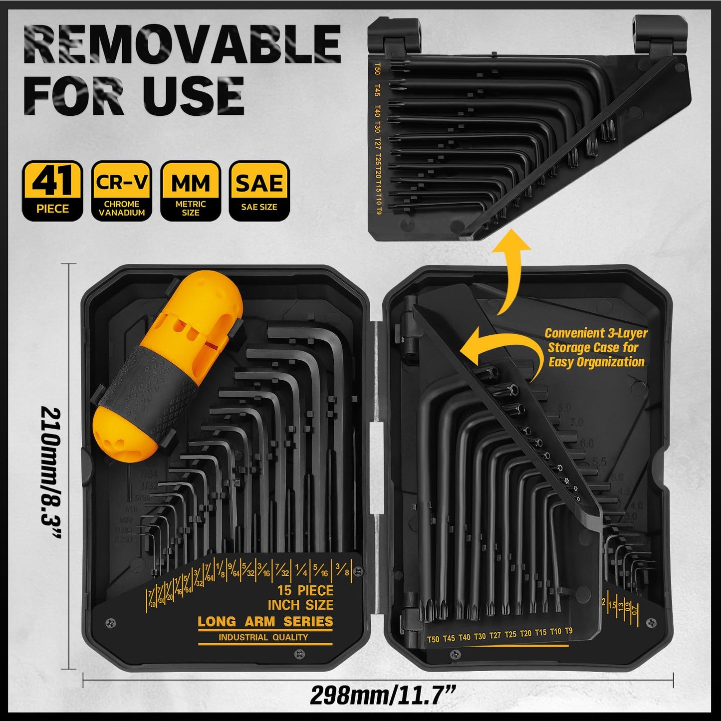 41-Piece Allen Wrench Set