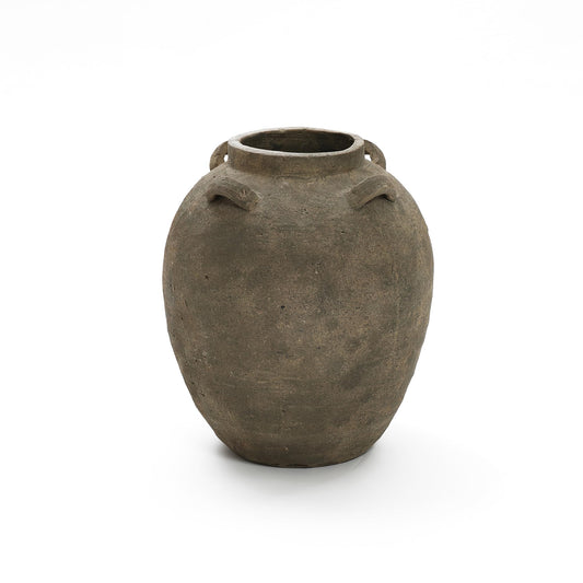 Ceramic Vase with Terracotta Finish